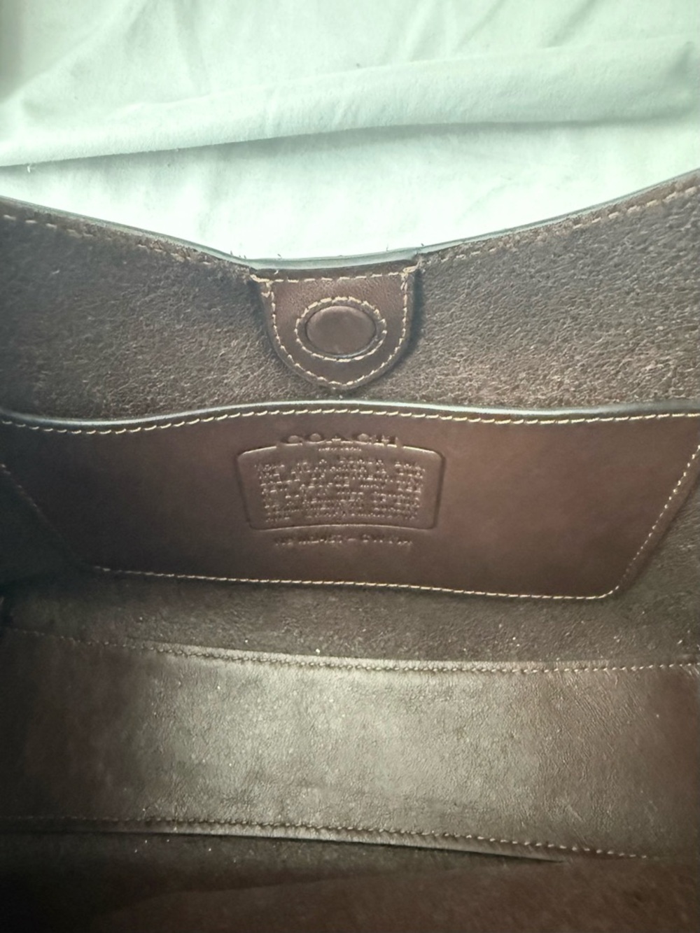 Coach Brooklyn 23 Brown Leather Shoulder Bag - Picture 6 of 8